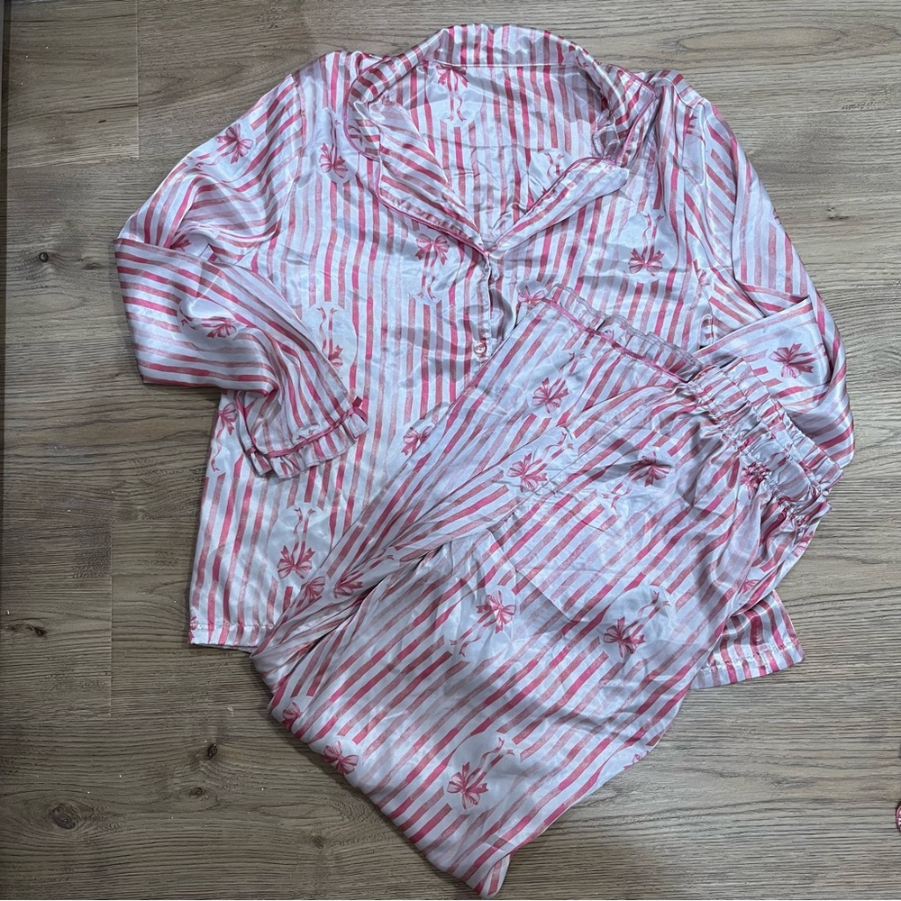 Bow Pajama Set